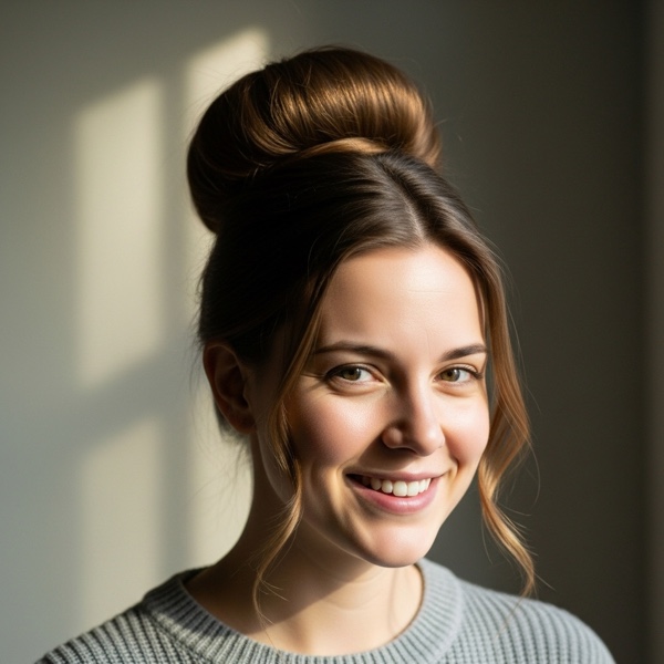 Ballerina Bun hairstyle preview
