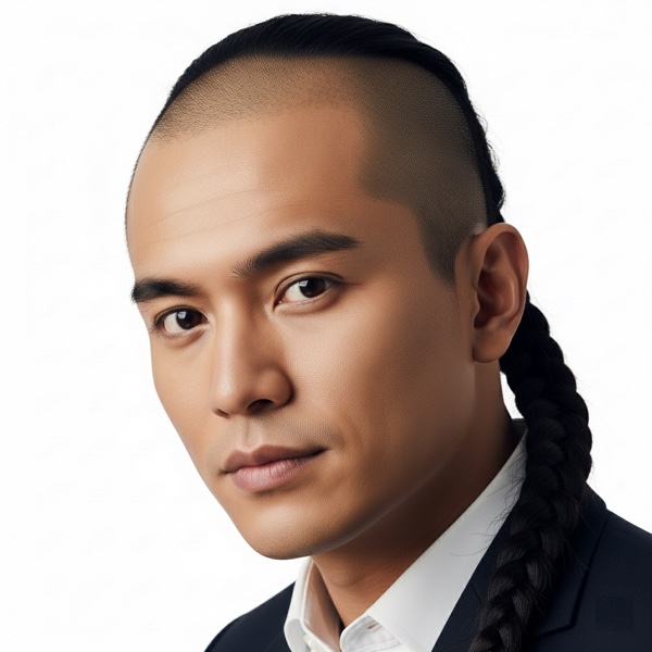 Chinese Queue hairstyle preview