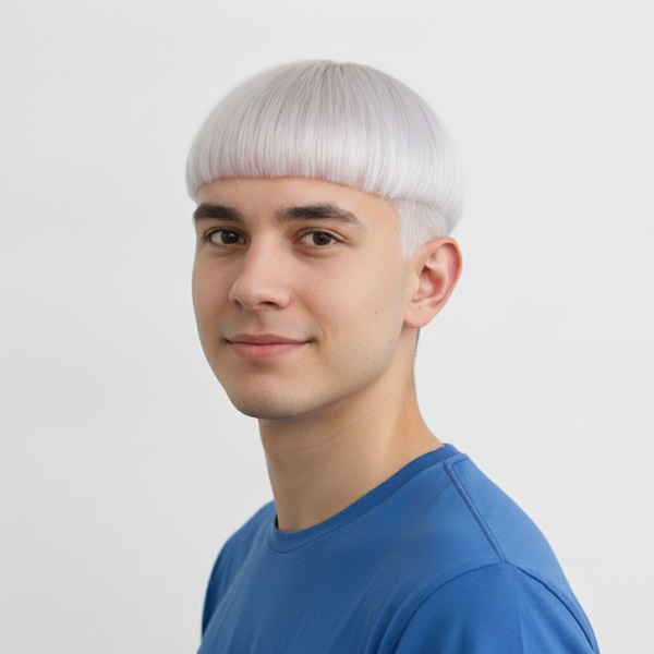 Foden Blonde Bowl hairstyle preview