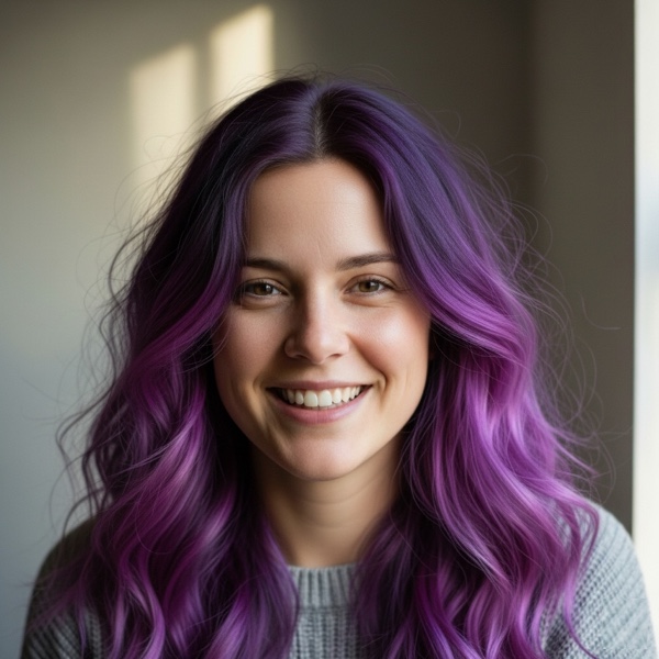Purple Witch Hair hairstyle preview