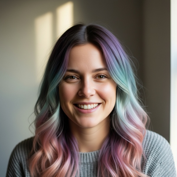 Rainbow Ombre hairstyle preview