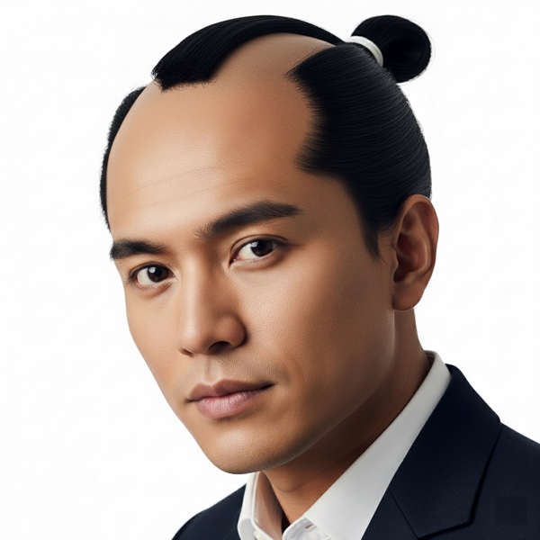 Samurai Topknot hairstyle preview