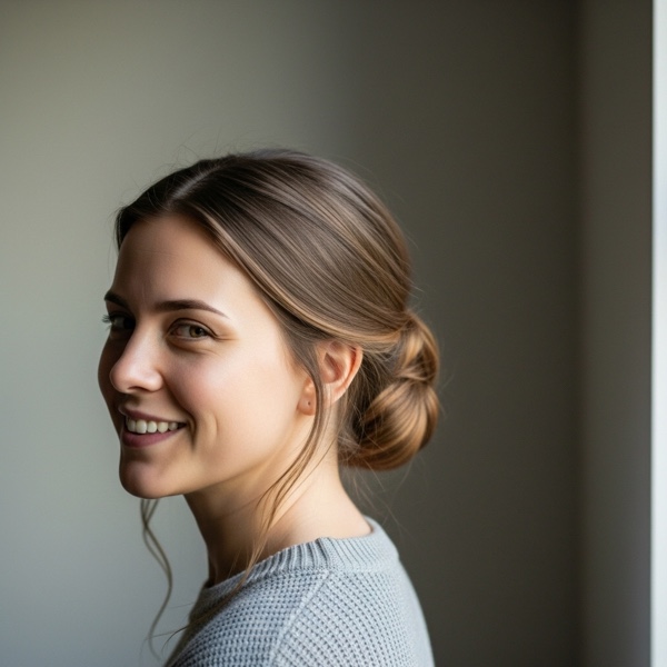 Sleek Low Bun hairstyle preview