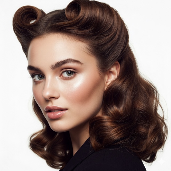 Victory Rolls hairstyle preview